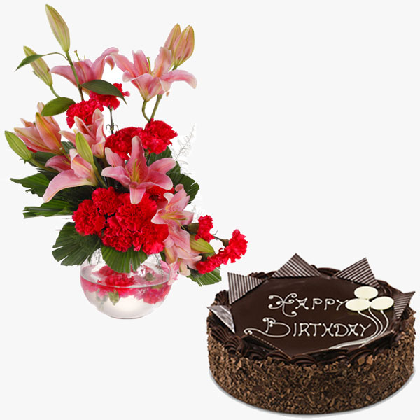 Congratulations Chocolate Cake - 91.68oz/ 2.5kg